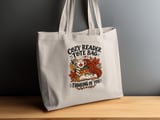Cozy Reader Tote Bag thumbnail 2
