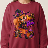 Witch Please Sally the Squirrel Sweatshirt thumbnail 6