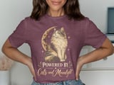 Powered By Cats and Moonlight Tee thumbnail 2