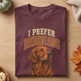 I Prefer Redheads Tee thumbnail 6