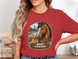 Horse And Dog Best Friends Tee thumbnail 7