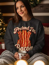 Pretend I'm Bacon Tee thumbnail 11