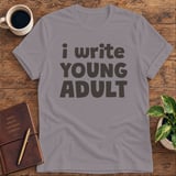 I Write Young Adult Softstyle Tee thumbnail 6
