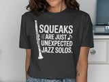 Clarinet Squeaks Are Just Unexpected Jazz Solos Tee thumbnail 13
