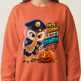 Halloween Officer Hoot the Owl Sweatshirt thumbnail 11