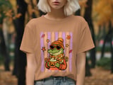 Cozy Fall Alligator Pumpkin Spice Sweatshirt, Retro Crocodile Halloween Vibes Hoodie, Cute Autumn T-Shirt Gift thumbnail 6