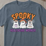 Spooky Healthcare Worker Tee thumbnail 1