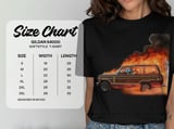 Grand Wagoneer T Shirt, Skeleton Driver, Car On Fire Tee, Automotive Enthusiast Gift, Hot Rod Tee Shirt, Car Lover Apparel, Burning Car thumbnail 7