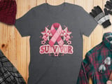 Pink Ribbon Quilt Survivor Tee thumbnail 5