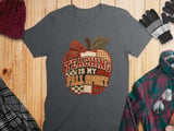 Teaching Is My Fall Sport Tee thumbnail 1
