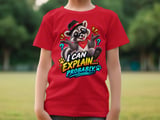 I Can Explain Randy the Raccoon Tee thumbnail 10
