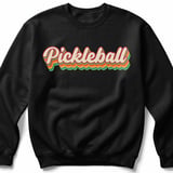 Pickleball Gildan Crewneck Sweatshirt, Pickleball, Court Warm Up Layer for Chilly Morning Matches and Lounge thumbnail 1