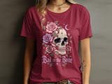 Bad to the Bone Floral Skull Tee thumbnail 5