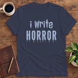 I Write Horror Softstyle Tee thumbnail 7