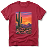 Saguaro Sunset ~ Comfort Colors Premium Tee thumbnail 2