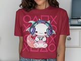 Kawaii Axolotl Gamer Graphic Tee thumbnail 12