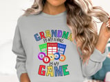 Grandma's Game Day Bingo Vibe Sweatshirt thumbnail 3
