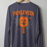 Pickleball Sport-Tek Long Sleeve Tee, Pickleween, UV Protection Athletic Performance Sun Shield Shirt thumbnail 5