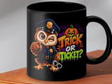 Trick Or Ticket Police Owl Mug thumbnail 8