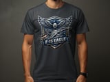 F-15 Eagle Fighter Jet T-Shirt, Military Aviation Graphic Tee, Tactical Warplane Shirt, Air Force Veteran Gift, Jet Pilot Apparel thumbnail 2