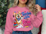 Pawsome Teacher Life Corgi Graphic T-Shirt thumbnail 7