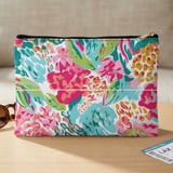 Vibrant Tropical Floral Laptop Sleeve, Preppy Bright Flower Accessory Pouch, Colorful Botanical Tablet Case Gift thumbnail 12