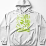 Pickleball Gildan Fleece Hoodie, All I Need Is Jesus and Pickleball Graphic, Cozy Warmup Court Pullover Sweatshirt thumbnail 7