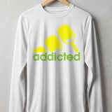 Pickleball Sport-Tek Long Sleeve Tee, addicted, Outdoor Performance UV Sun Shield Shirt for Players thumbnail 11