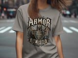 Armor of God T-Shirt | Ephesians 6:11 Quote Tee | Christian Faith Apparel Gift | Medieval Knight Warrior Religious Shirt | Vintage thumbnail 8