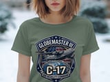 C-17 Globemaster III Air Mobility Command T-Shirt, USAF Veteran Gift, Military Aviation Tee, Patriotic Air Force Shirt for Him thumbnail 7