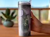 Witch Tumbler Wrap Digital | Seamless 20oz Skinny Tumbler Design | Celestial Witch Potion PNG | Spooky Halloween Magic Digital Download thumbnail 3