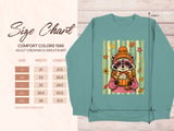 Cute Raccoon Fall Sweatshirt, Pumpkin Spice Latte Hoodie, Cozy Autumn Animal Tee, Heart Glasses Lover Apparel Gift thumbnail 16