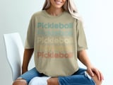 Pickleball Comfort Colors Shirt, Retro Multi Line Pickleball, Vintage Graphic Tee thumbnail 10