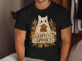 Purrfectly Spooky Ghost Cat Tee or Sweatshirt thumbnail 12