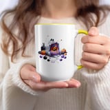 Halloween Mug, Ghost Knitting, Pumpkin, Cat, Spooky Mug, Fall Decor, Halloween Gift, Knitted, Cute Halloween, Autumn Vibes, Fun Halloween thumbnail 7