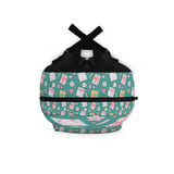 Cute Stationery Pattern Backpack, Kawaii Aesthetic Spiral Notebook, Accessory Pouch, Back to School Gift for Her thumbnail 9