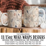 Digital Rabbit Pattern, Floral Bunny Art, Digital Bundle, Cute Hare Design, Whimsical Animal Print, Commercial Use Pattern, Digital Paper thumbnail 4