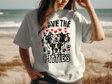 Save The Pitties Tee | Pit Bull Rescue Shirt | Pittie Lover Gift | Rescue Dog Apparel thumbnail 7