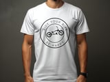 Ride Your Bike Be Happy | Stretch Chopper Cruiser Shirt thumbnail 2
