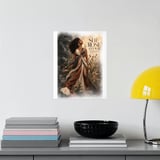 She Rose Anyway Framed Poster, Black Woman Wall Art, Inspirational Quote Poster, Resilient Divine Feminine Floral Print, Gift For Her thumbnail 7