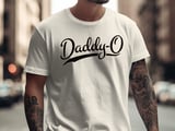 Daddy-O T-Shirt | Vintage Dad Tee | Retro Father's Day Gift for Him | Cool Grandfather Apparel | Baseball Script Shirt thumbnail 3