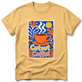 Cutout Coffee ~ Comfort Colors Premium Tee thumbnail 7