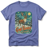 Gogh Reindeer ~ Comfort Colors Premium Tee thumbnail 10