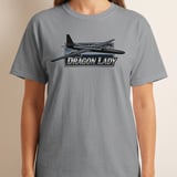 U2 Spy Plane Shirt Dragon Lady Graphic Tee Military Aviation T-Shirt Retro Air Force Pilot Apparel High Altitude Recon Spy Plane Gift thumbnail 4