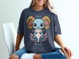 Aries Axolotl Star Sign Graphic Tee thumbnail 4