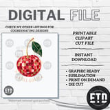 Disco Cherry PNG Digital File, Still Got It PNG for Sublimation, Retro Disco Ball Cherries Design, 70s Party Shirt Mug Crafting Graphic thumbnail 7