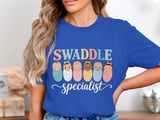 Swaddle Specialist T-Shirt: NICU Neonatal Nurse Tech Baby Nursery thumbnail 6