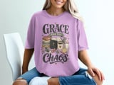 Grace For The Chaos Other, Christian New Mom Gift, Faith Baby Shower, Cozy Parenthood Design, Distressed Scripture Art thumbnail 6