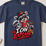 I Can Explain Raccoon Tee thumbnail 5