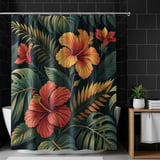 Tropical Flowers Tumbler Design, Digital Paper, Hibiscus Flower Tumbler, Watercolor Floral Junk Journal, Digital Scrapbook Paper, PNG thumbnail 10